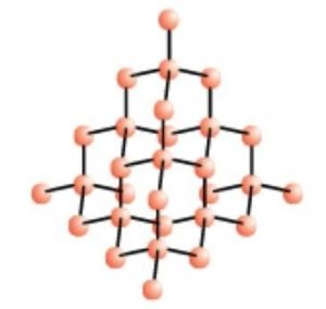 हीरे की त्रिविमीय संरचना